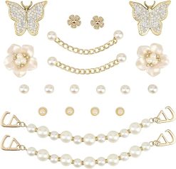 Bling Shoe Charms (Gold)